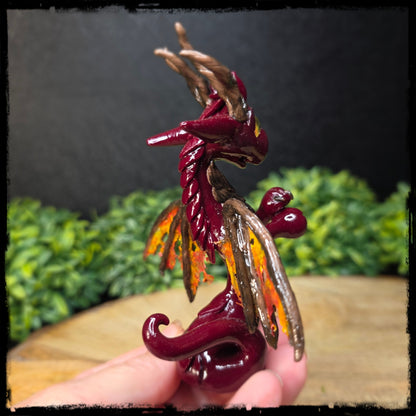 Solveurig - Original Hand Sculpted Polymer Clay Dragon