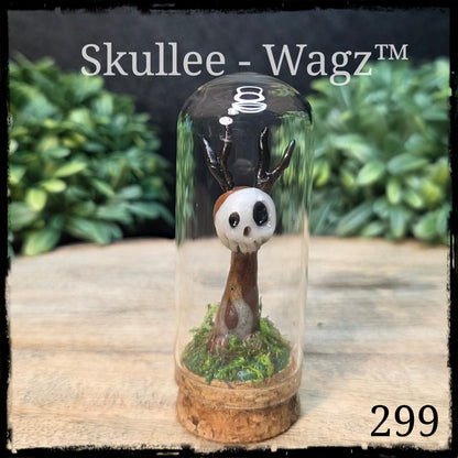 Skullee-Wagz™ #299 ~ Skull Face Glows In Dark