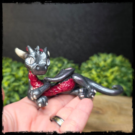 Crevon - Original Hand Sculpted Polymer Clay Dragon