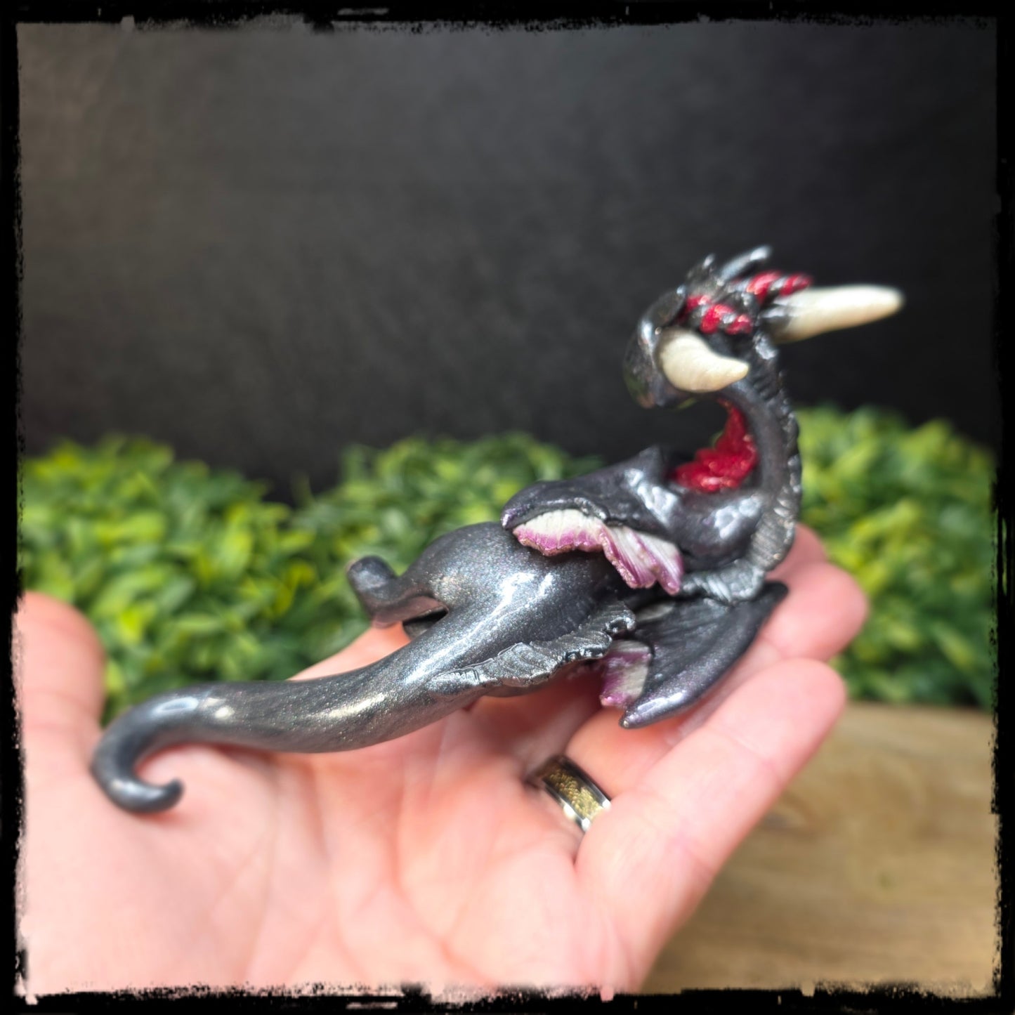Crevon - Original Hand Sculpted Polymer Clay Dragon