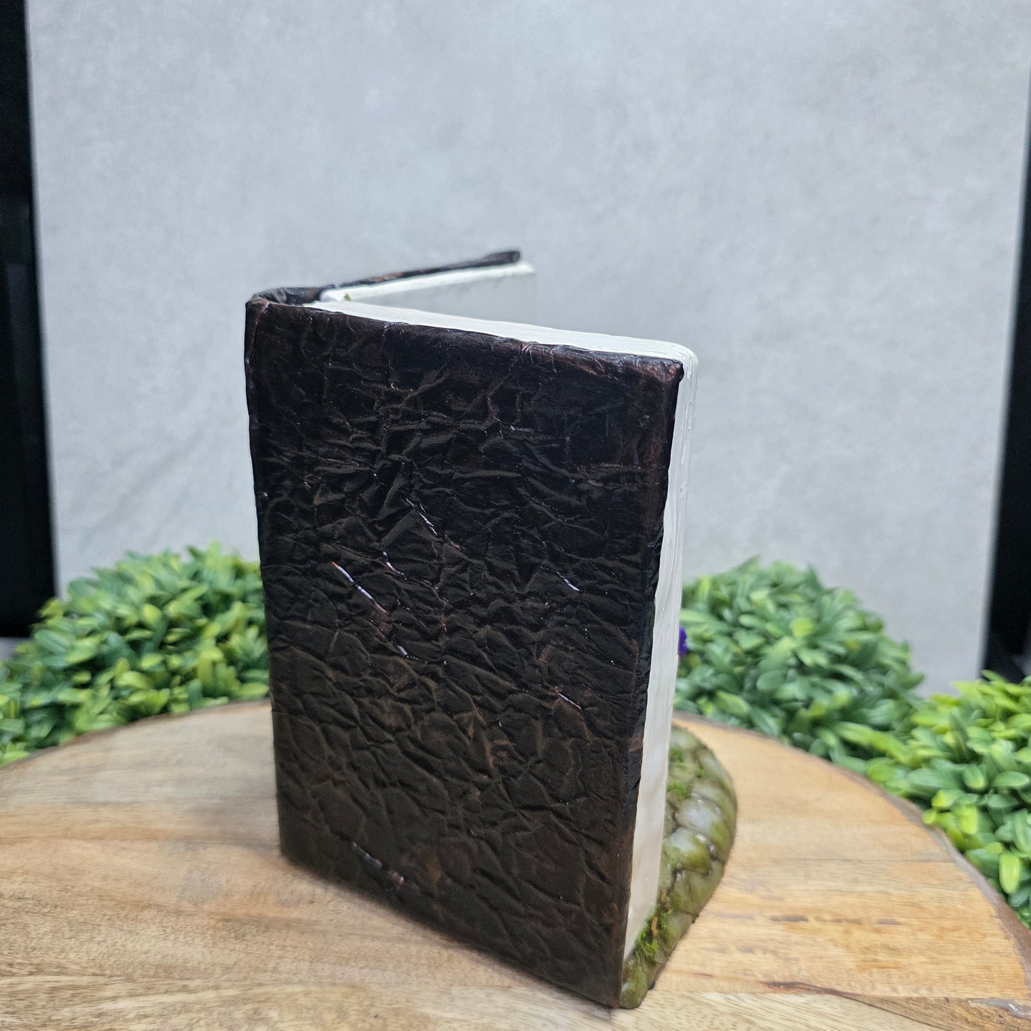 Side view of book nook