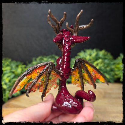 Solveurig - Original Hand Sculpted Polymer Clay Dragon